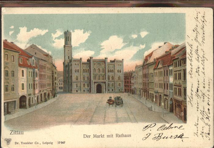 Zittau Markt Rathaus