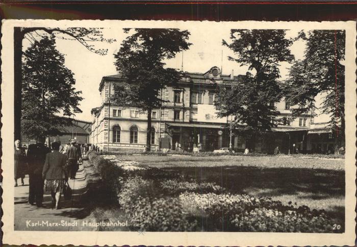 Karl-Marx-Stadt CHEMNITZ Hauptbahnhof
