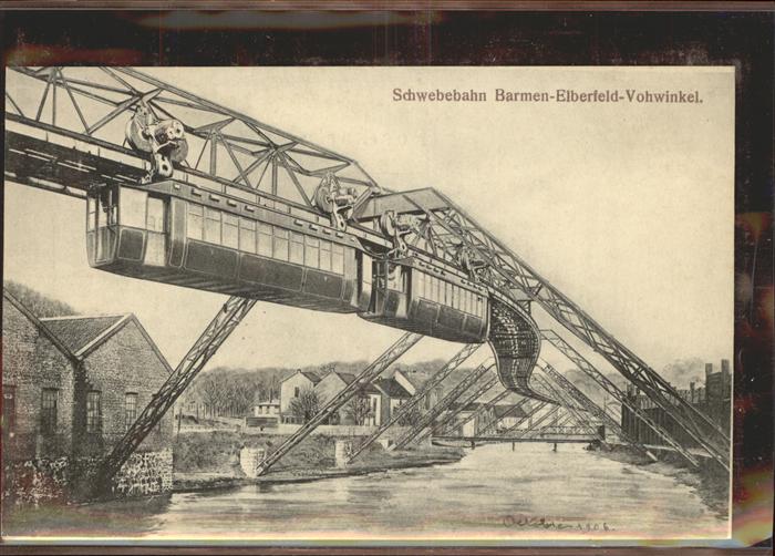 Barmen Wuppertal Elberfeld-Vohwinkel Schwebebahn