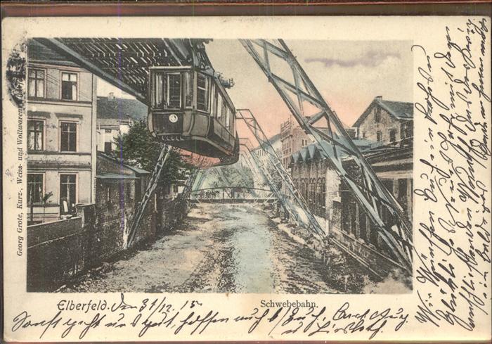 Elberfeld Wuppertal Schwebebahn