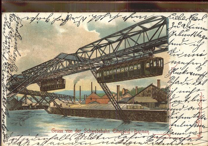 Elberfeld Wuppertal Barmen Schwebebahn