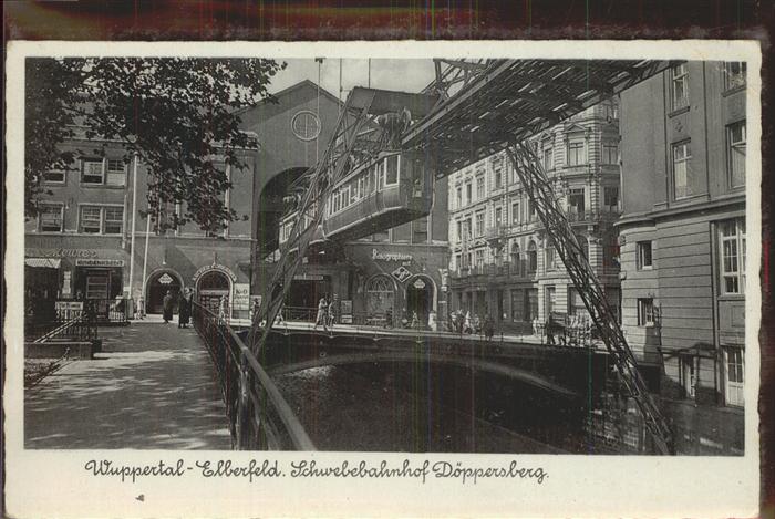 WUPPERTAL NRW Elberfeld Schwebebahnhof Doeppersberg