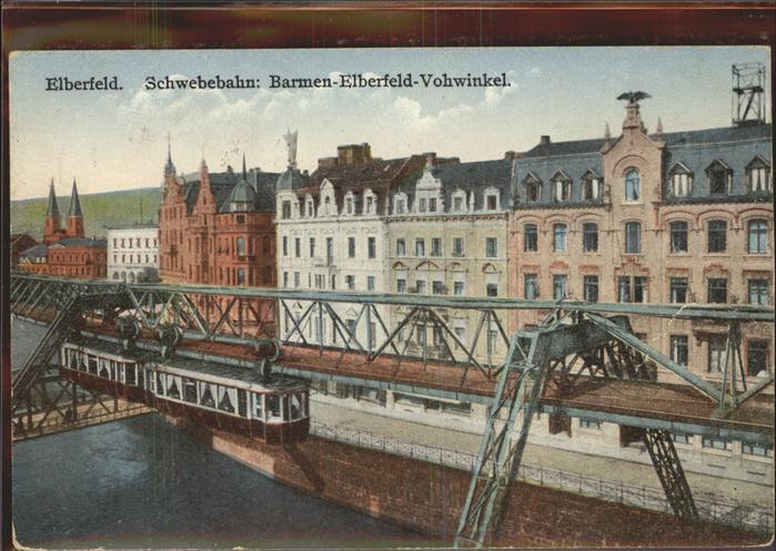 Elberfeld Wuppertal Schwebebahn Barmen