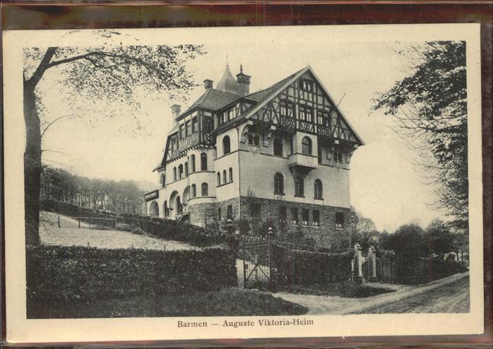 Barmen Wuppertal Auguste Viktoria Heim