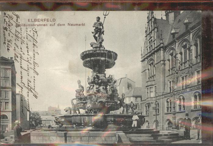 Elberfeld Wuppertal Neumarkt Jubilaeumsbrunnen