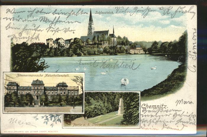CHEMNITZ Sachsen Zimmermannsche Naturheilanstalt