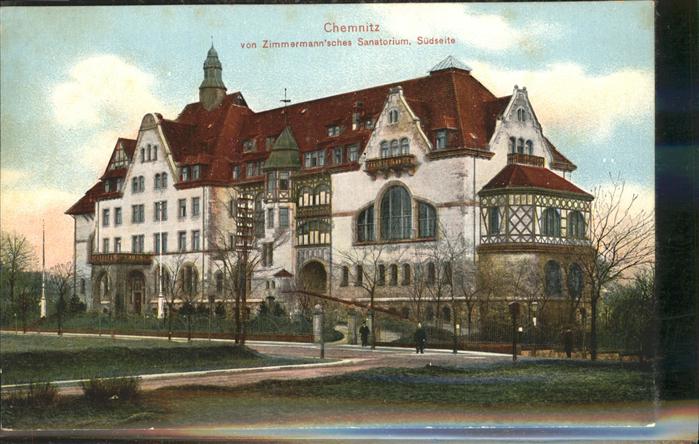 CHEMNITZ Sachsen Zimmermannsches Sanatorium