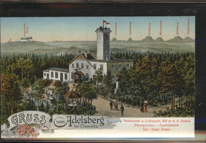 Adelsberg Chemnitz Restaurant Luftkurort