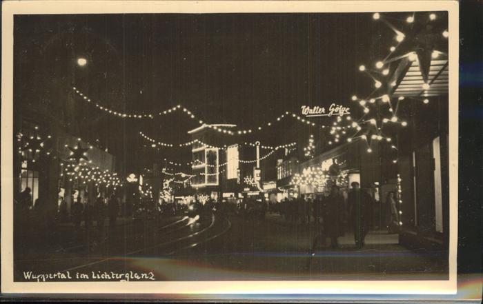 WUPPERTAL NRW Lichterglanz Nacht