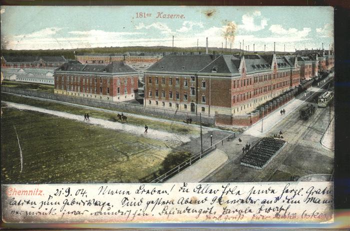 Chemnitz Kaserne Strassenbahn