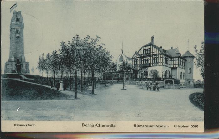 Borna Chemnitz Bismarckschlösschen Bismarckturm