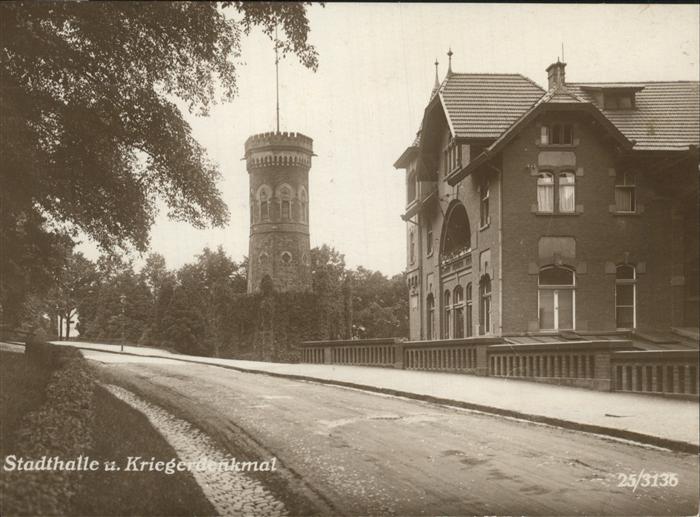 Barmen Wuppertal Stadthalle Kriegerdenkmal