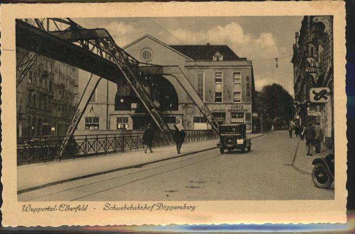 Elberfeld Wuppertal Schwebebahn Autos Döppersberg