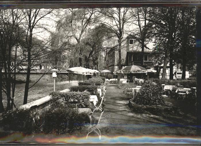 WUPPERTAL NRW Kohlfuerther Bruecke Terrasse