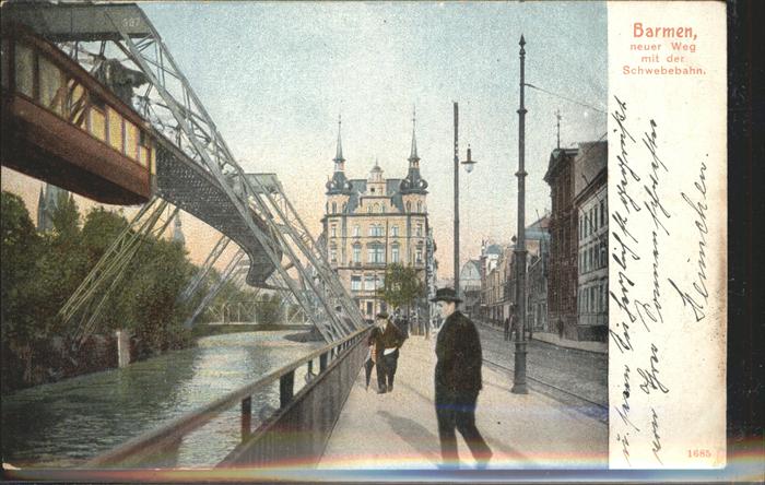 Barmen Wuppertal Schwebebahn Neuer Weg