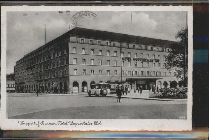 Barmen Wuppertal Hotel Wuppertaler Hof Bus Strassenbahn