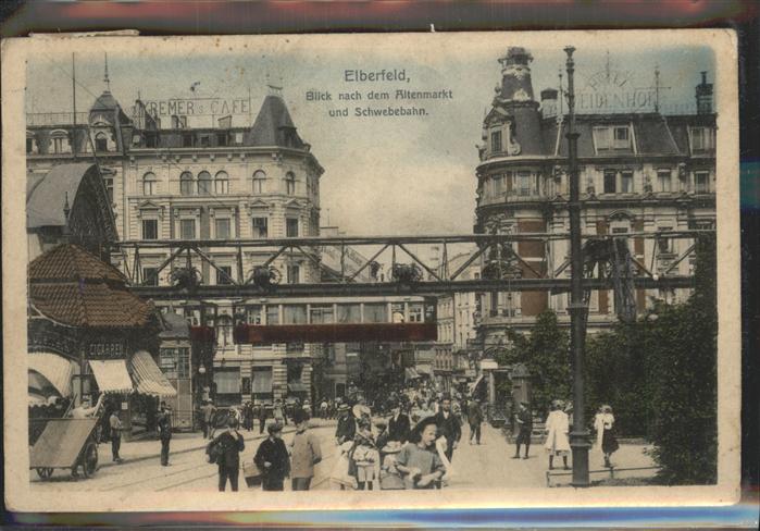 Elberfeld Wuppertal Schwebebahn Altenmarkt