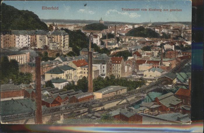 Elberfeld Wuppertal Total vom Kiesberg gesehen