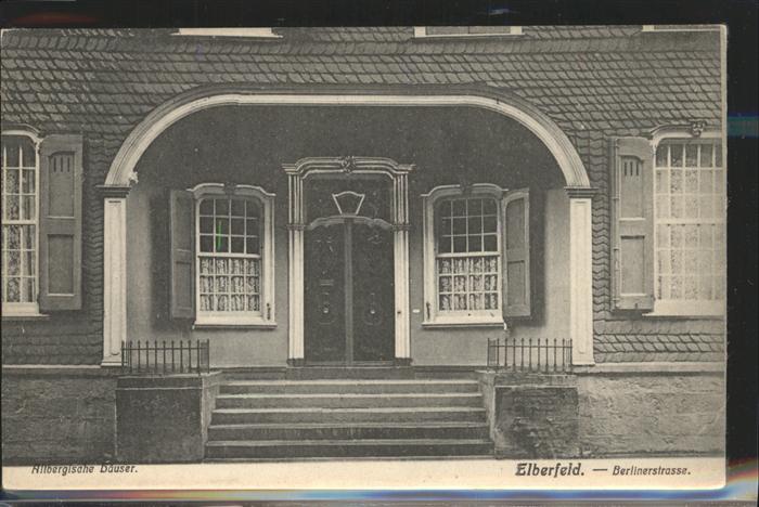 Elberfeld Wuppertal Altbergische Häuser Berlinerstrasse