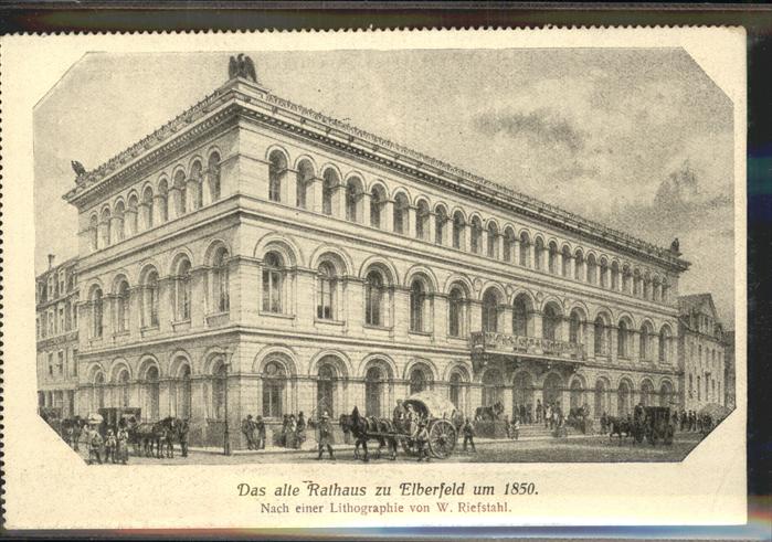 Elberfeld Wuppertal Altes Rathaus um 1850