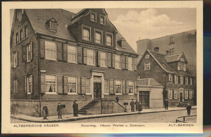 Barmen Wuppertal Altbergische Bürgerhäuser Haus Werlee C