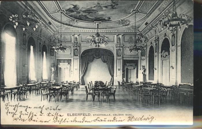 Elberfeld Wuppertal Stadthalle Gelber Saal