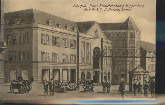 Elberfeld Wuppertal Neuer Schwebebahnhof Döppersberg Autos