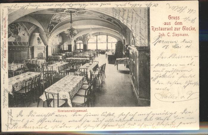 Barmen Wuppertal Restaurant zur Glocke