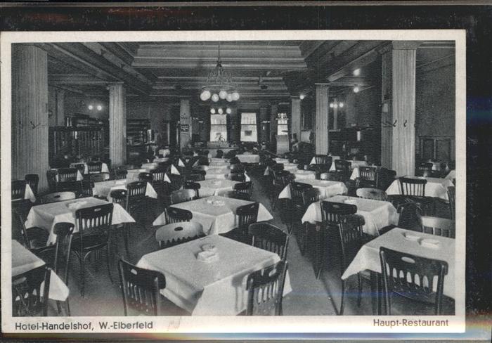 Elberfeld Wuppertal Hotel Handelshof Hauptrestaurant Ernst
