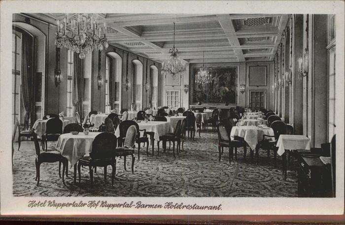 WUPPERTAL NRW Hotel Wuppertaler Hof