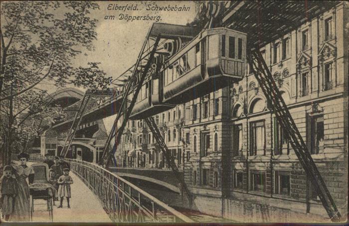Elberfeld Wuppertal Schwebebahn am Döpperberg