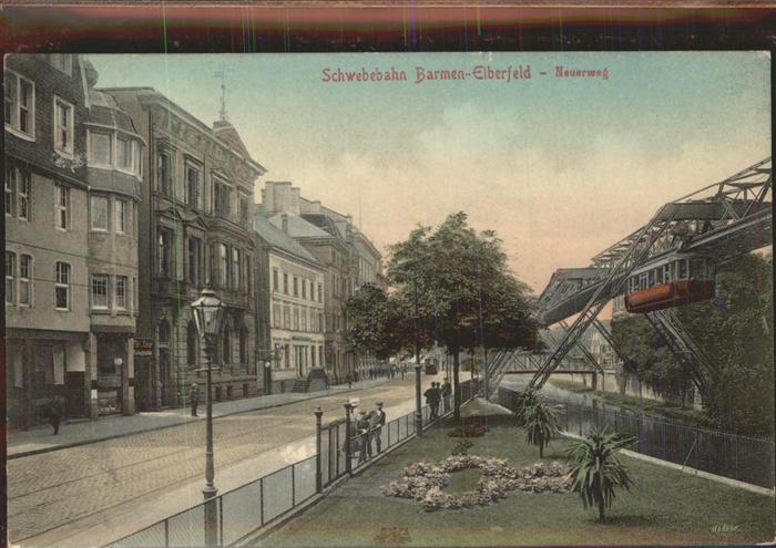 Barmen Wuppertal Schwebebahn Neuerweg