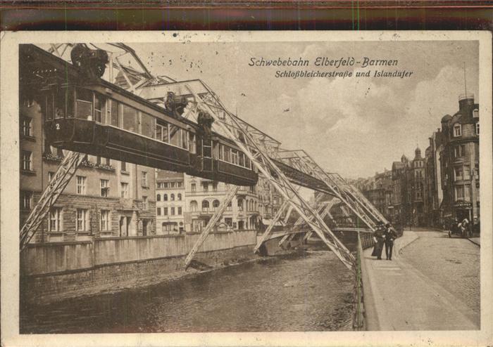 Elberfeld Wuppertal Schloßbleicherstraße Islandufer