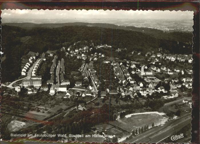 BIELEFELD  CITY Stadtteil am Haller Weg Luftbild