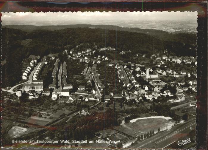 BIELEFELD  CITY Stadtteil am Haller Weg Luftbild