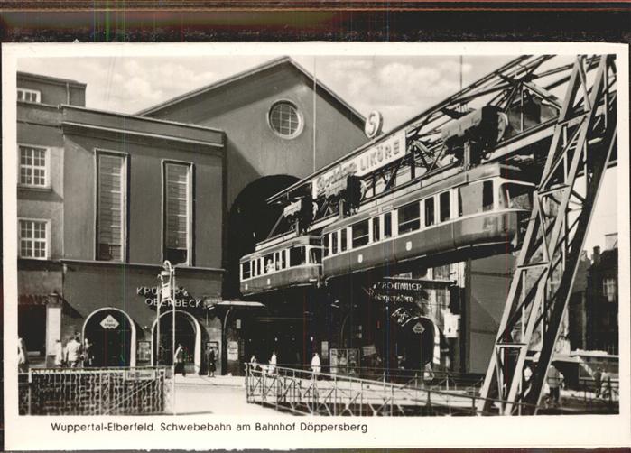 Schwebebahn Wuppertal-Elberfeld Bahnhof Döppersberg