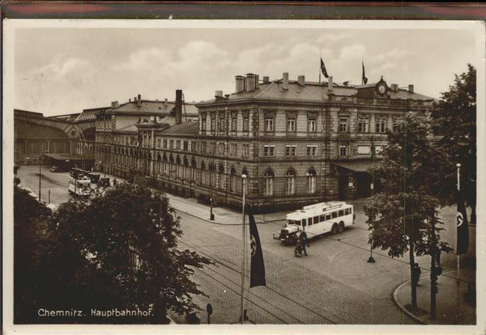 Autobus Omnibus Chemnitz Hauptbahnhof