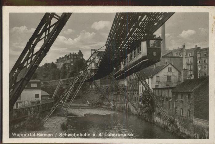 Schwebebahn Wuppertal-Barmen Loherbrücke