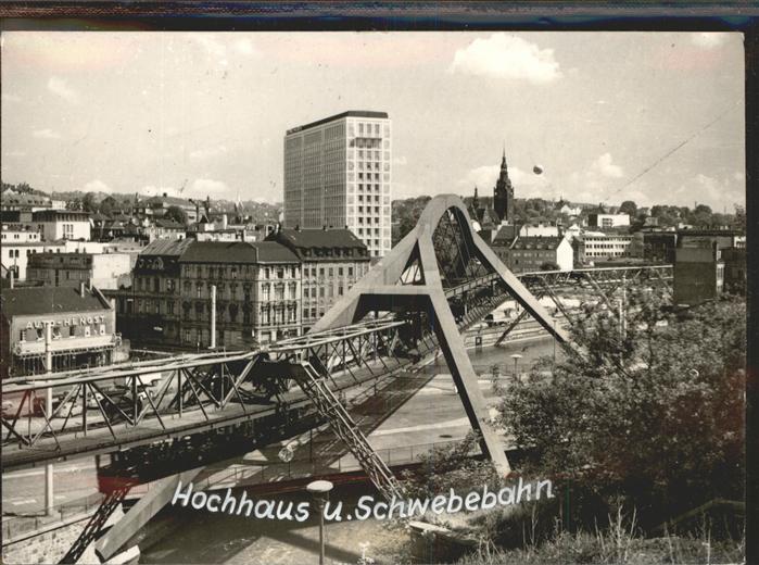 Schwebebahn Wuppertal Hochhaus