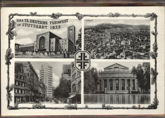 Turnfest Stuttgart Tagblatt-Turmhaus Staatstheat