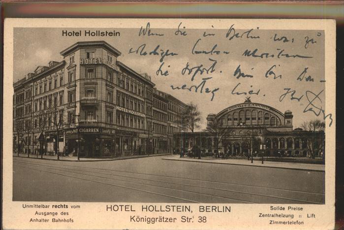 BERLIN  CITY Hotel Hollstein Koeniggraetzer Str.