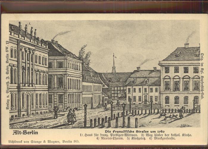 BERLIN  CITY franzoesische Str. 1780
