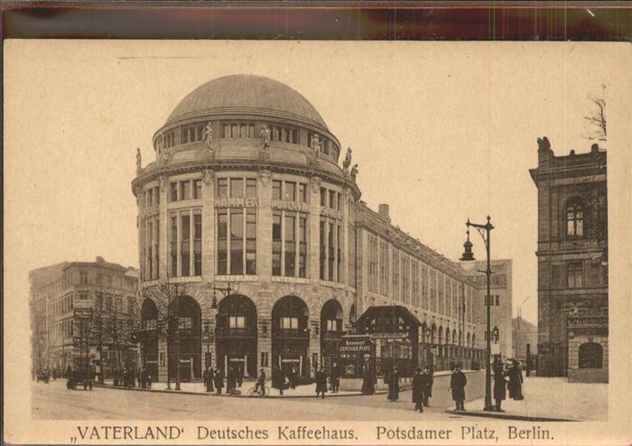 BERLIN  CITY Vaterland Potsdamer Platz Deutsches Kaffeehaus