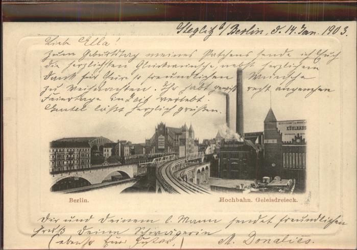 BERLIN  CITY Hochbahn Geleisdreieck