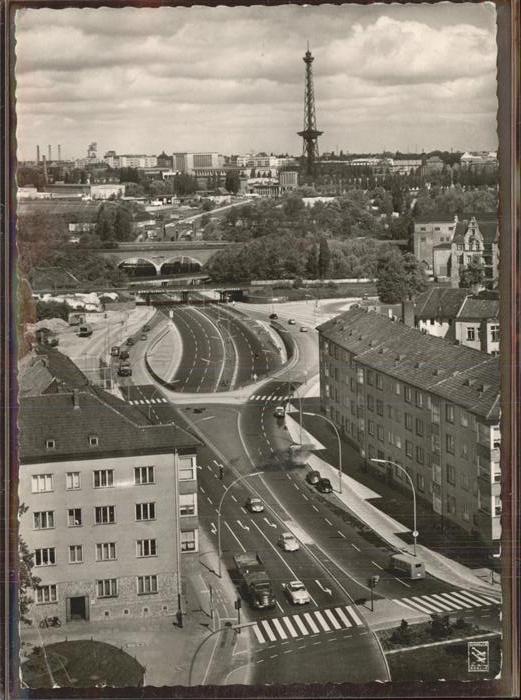BERLIN  CITY Stadt-Autobahn Halenseestr. Funkturm
