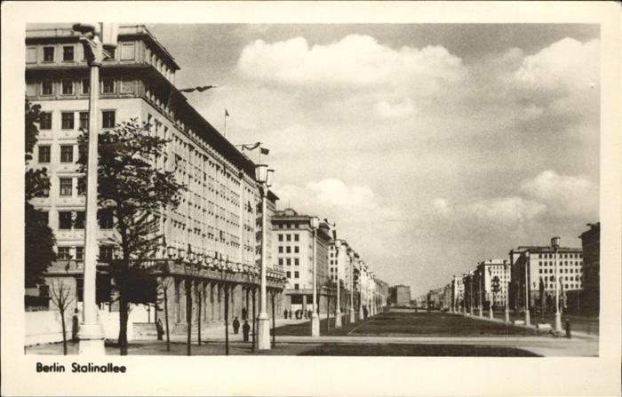 BERLIN  CITY Stalinallee