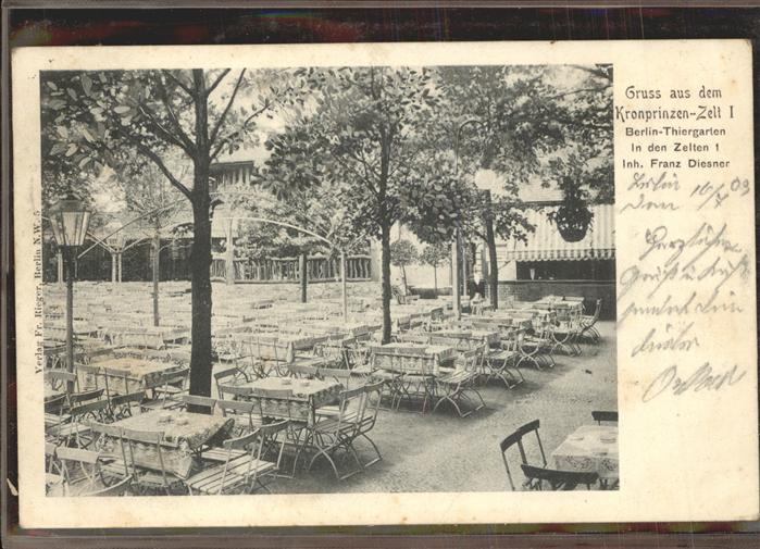 Berlin Kronprinzen Zelt Berlin Thiergarten