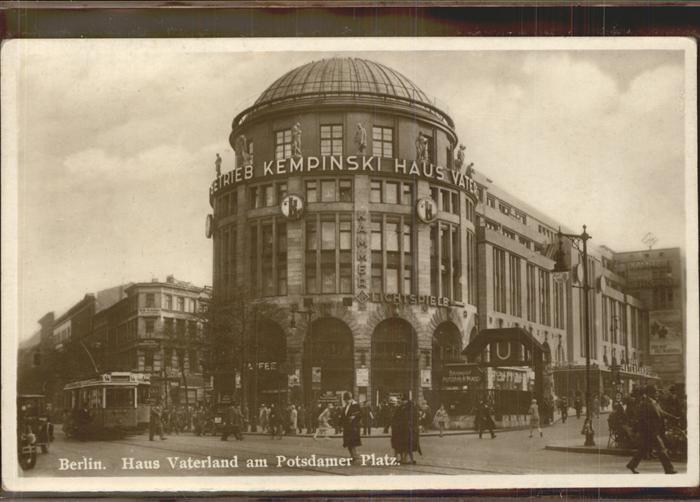 BERLIN  CITY Haus Vaterland Hotel Kempinski Potsdamer Platz