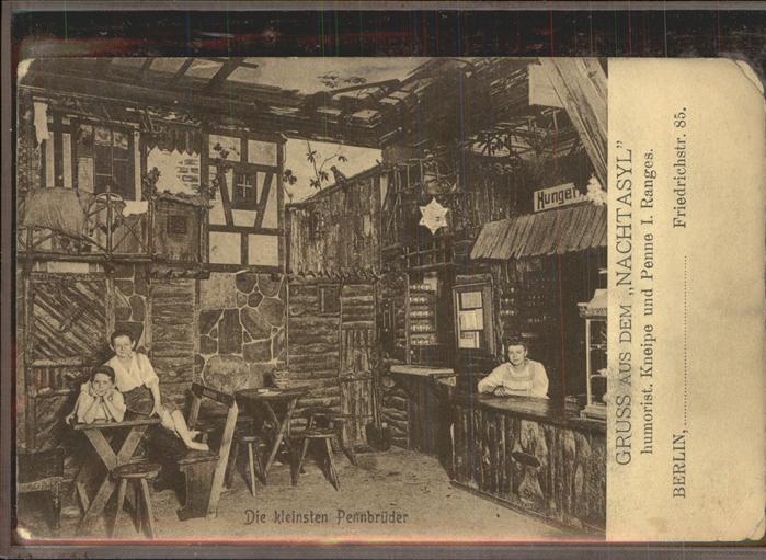 Berlin Nachtasyl Kneipe Penne