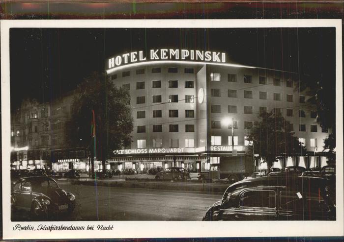 BERLIN  CITY Kurfuerstendamm Nacht Hotel Kempinski